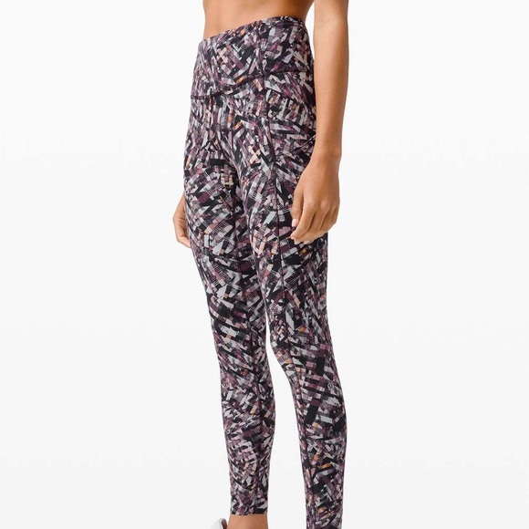 Lululemon Fast and Free Tight ll 25” Patterned Women's Leggings Kaleidoscope - Picture 5 of 16